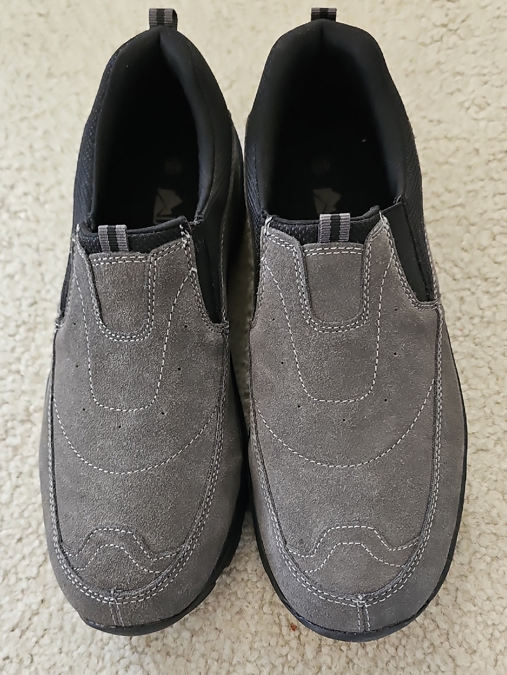 Denali Aleutian Men's Gray Suede Slip-On Outdoor Shoes Size 10.5 Like New